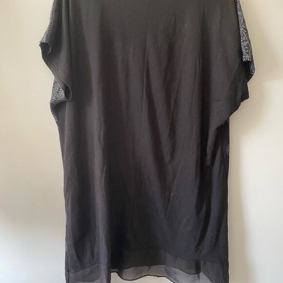 Paradisio tshirt with stud gems and lace mesh bottom - Picture 6 of 6